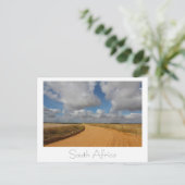 Zuid-Afrika Landscape Road Scenery Briefkaart (Staand voorkant)