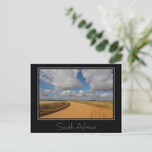 Zuid-Afrika Landscape Road Scenery Briefkaart (Staand voorkant)