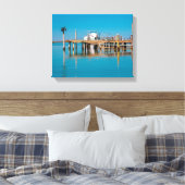 Zuid-Afrika Landschap Boat Birds Canvas Afdruk (Insitu (Slaapkamer))