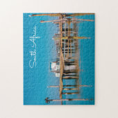 Zuid-Afrika Landschap Boat Birds Legpuzzel (Verticaal)