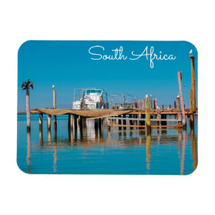 Zuid-Afrika Landschap Boat Birds Magneet