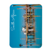 Zuid-Afrika Landschap Boat Birds Magneet (Verticaal)