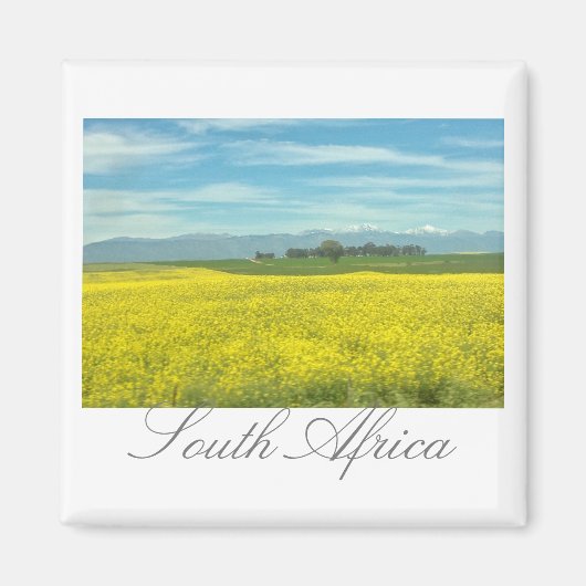 Zuid-Afrika Landschap Natuur Magnet (Voorkant)