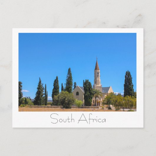 Zuid-Afrika Landschap Weg Scène Postkaart (Voorkant)