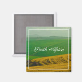 Zuid-Afrika Landschappelijk Landschap Koolzaadveld Magneet (Voorkant / Achterkant)