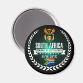 Zuid-Afrika Magneet (Voorkant / Achterkant)