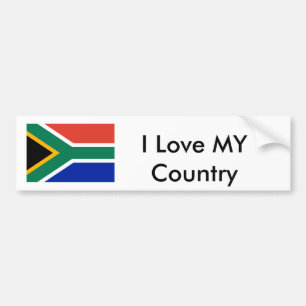 Zuid-Afrika markeert MUSEUM I Liefde MIJN Land Bumpersticker