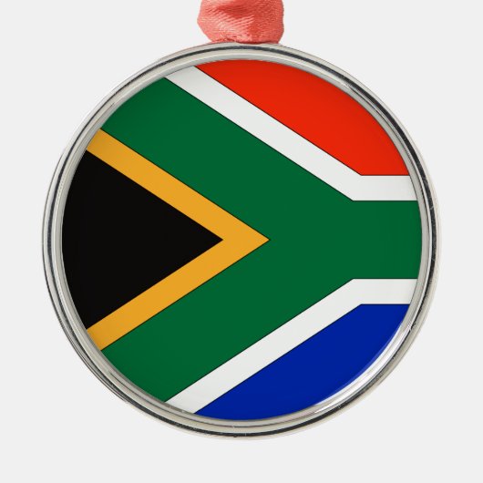 Zuid-Afrika Metalen Ornament (Voorkant)