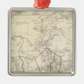 Zuid-Afrika Metalen Ornament (Voorkant)