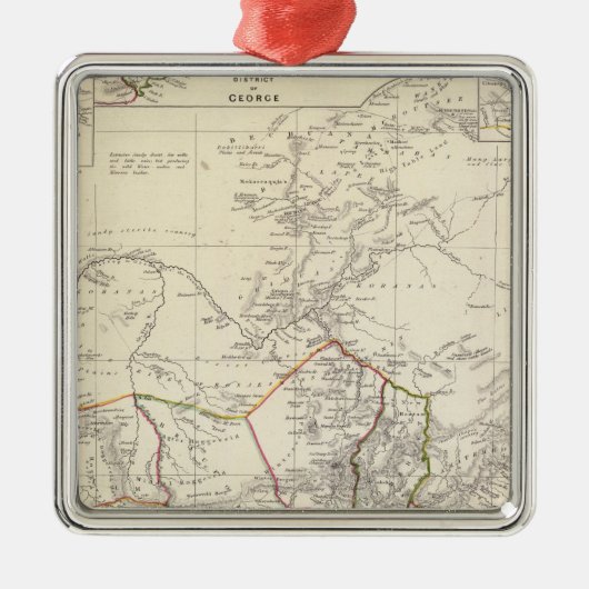 Zuid-Afrika Metalen Ornament (Voorkant)