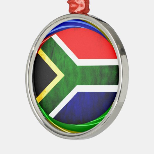 Zuid-Afrika Metalen Ornament (Links)