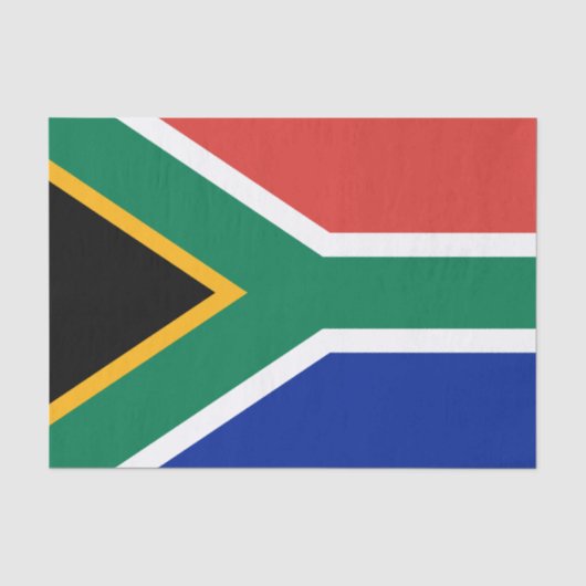 Zuid-Afrika mode, Afrikaanse Vlag tissuepapier (Voorkant)