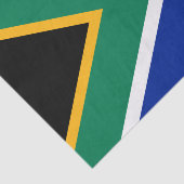 Zuid-Afrika mode, Afrikaanse Vlag tissuepapier (Detail)