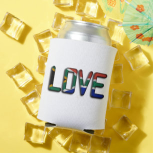 Zuid-Afrika Mooie Liefde Verbazingwekkende Tekst Q Blikjeskoeler