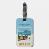 Zuid-Afrika | Muizenberg Beach Bagagelabel (Achterkant verticaal)