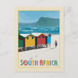 Zuid-Afrika   Muizenberg Beach Briefkaart