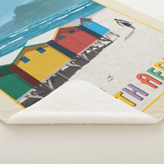 Zuid-Afrika | Muizenberg Beach Sherpa Deken (3/4)