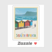 Zuid-Afrika | Muizenberg Beach Sticker (Vel)