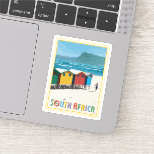 Zuid-Afrika   Muizenberg Beach Sticker
