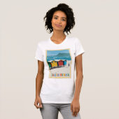 Zuid-Afrika | Muizenberg Beach T-shirt (Voorkant volledig)