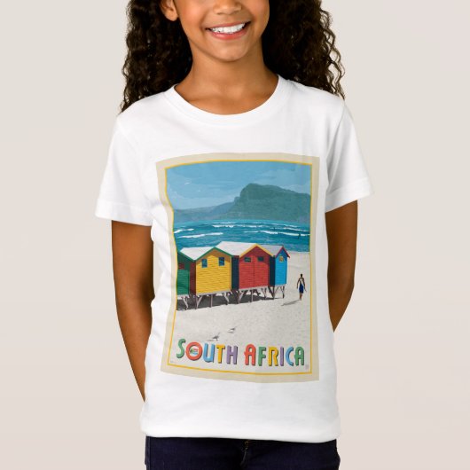 Zuid-Afrika | Muizenberg Beach T-shirt (Voorkant)