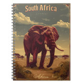 Zuid-Afrika Olifant  Notitieboek (Voorkant)