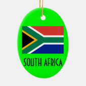 ZUID-AFRIKA*    ORNAMENTZUID-AFRIKA KERAMISCH ORNAMENT (Achterkant)