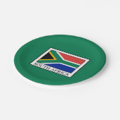 Zuid-Afrika Papieren Bordje (Gekanteld)