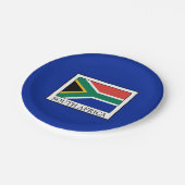 Zuid-Afrika Papieren Bordje (Gekanteld)