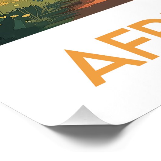 Zuid-Afrika Perfect Poster (Hoek)