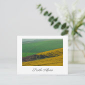 Zuid-Afrika Platteland Landschap Koolzaadvelden Briefkaart (Staand voorkant)