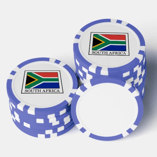 Zuid-Afrika Poker Chips (Opstapeling)