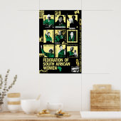 Zuid-Afrika Politieke Poster Federatie van Zuid (Keuken)