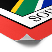Zuid-Afrika Poster (Hoek)