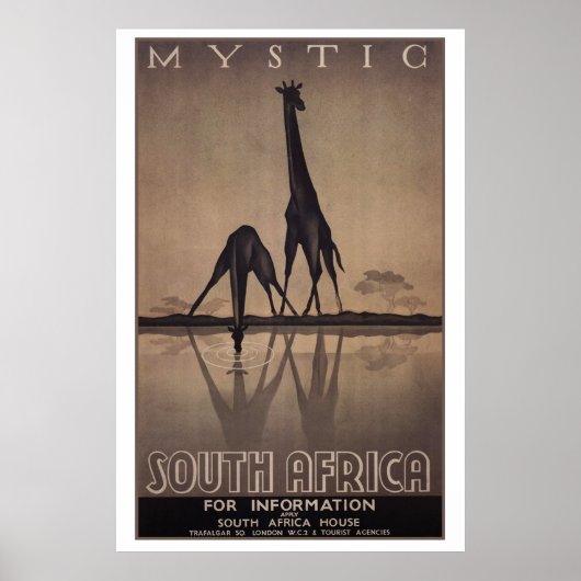 Zuid-Afrika Poster (Voorkant)
