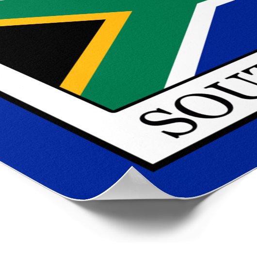 Zuid-Afrika Poster (Hoek)