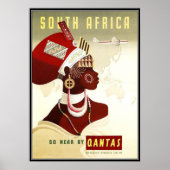 Zuid-Afrika Poster (Voorkant)