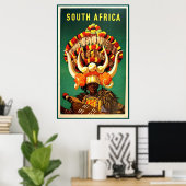 Zuid-Afrika Poster (Thuiskantoor)