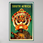 Zuid-Afrika Poster (Voorkant)