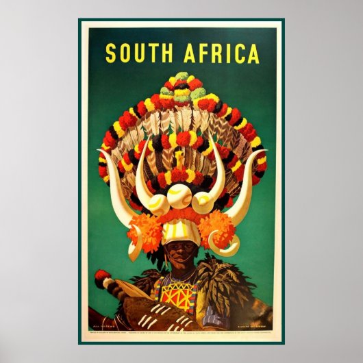 Zuid-Afrika Poster (Voorkant)