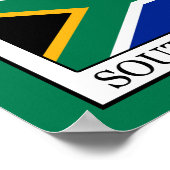 Zuid-Afrika Poster (Hoek)