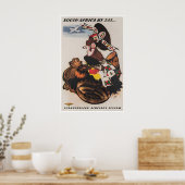 Zuid-Afrika Poster Reizen Kunst Afrikaanse Print (Keuken)