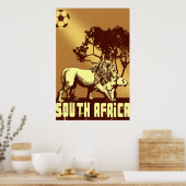 Zuid-Afrika Poster van de meest veilige voetbalspo (Keuken)