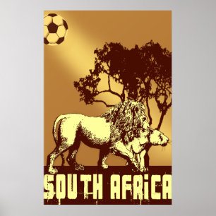 Zuid-Afrika Poster van de meest veilige voetbalspo
