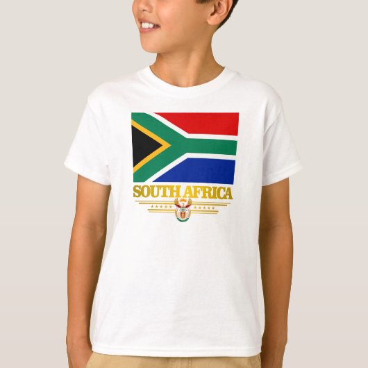Zuid-Afrika Pride Apparel T-shirt (Voorkant)
