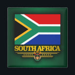 Zuid-Afrika Pride Magneet<br><div class="desc">Vlag van Zuid-Afrika</div>