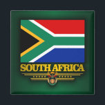 Zuid-Afrika Pride Magneet<br><div class="desc">Vlag van Zuid-Afrika</div>