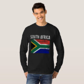 Zuid-Afrika Pride Zuid-Afrikaanse vlag Afrikaanse T-shirt (Voorkant volledig)