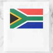 Zuid-Afrika Rechthoekige Sticker (Tas)