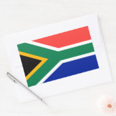 Zuid-Afrika Rechthoekige Sticker (Envelop)